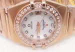 Omega Constellation Rose Gold Ladies Japan Quartz Watch